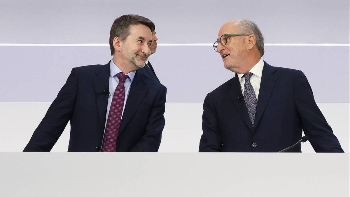 El CEO de Repsol, Josu Jon Imaz y el presidente de la compañía, Antonio Brufau.