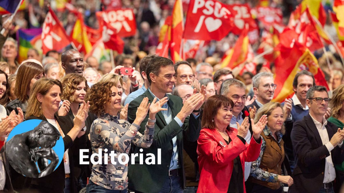 Mitin de Sánchez en Ifema