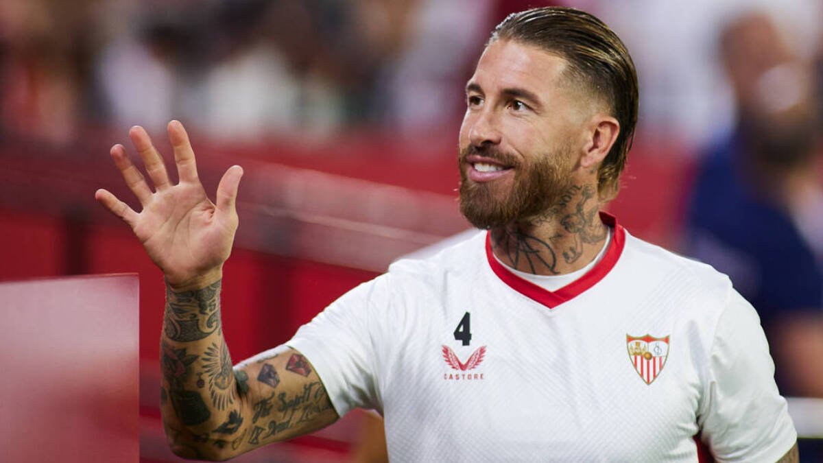 Sergio Ramos, con el Sevilla.