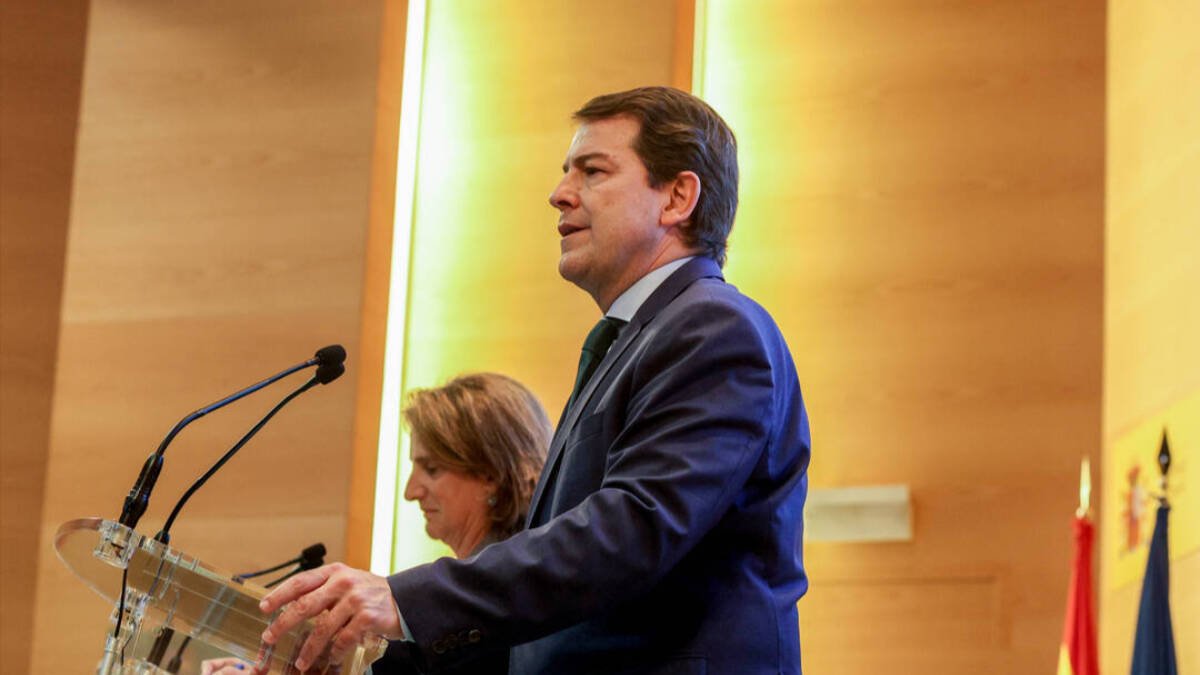 El presidente de Castilla y León, Alfonso Fernández Mañueco