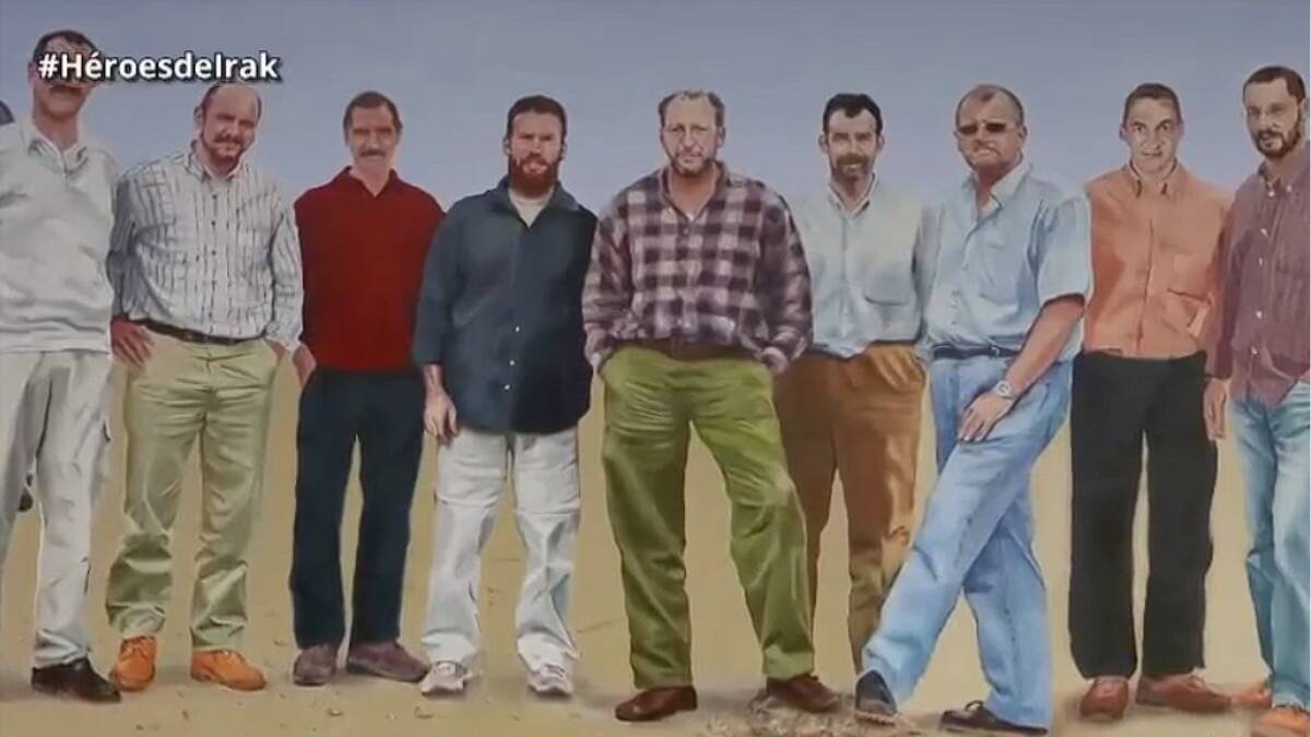 Una de las imágenes que se han utilizado en el vídeo homenaje a los héroes del CNI caídos en Irak.