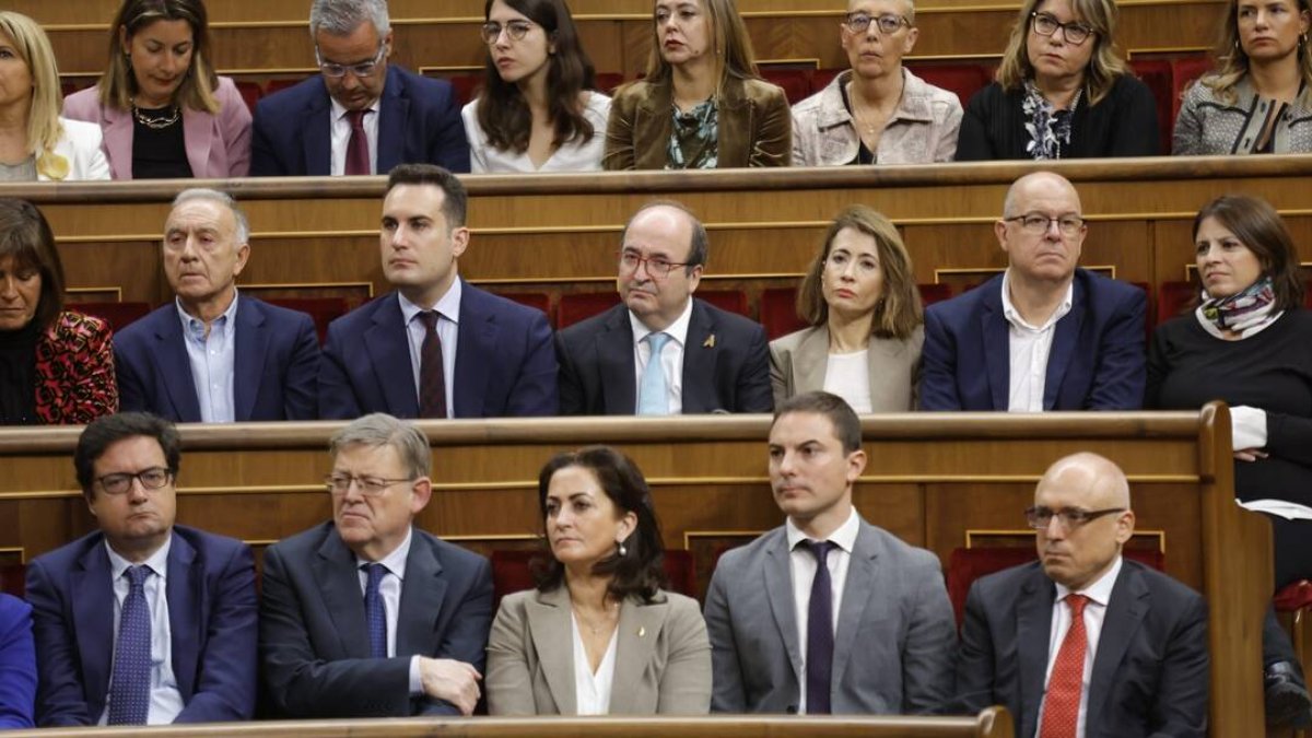 Ximo Puig en la apertura de Las Cortes Generales.