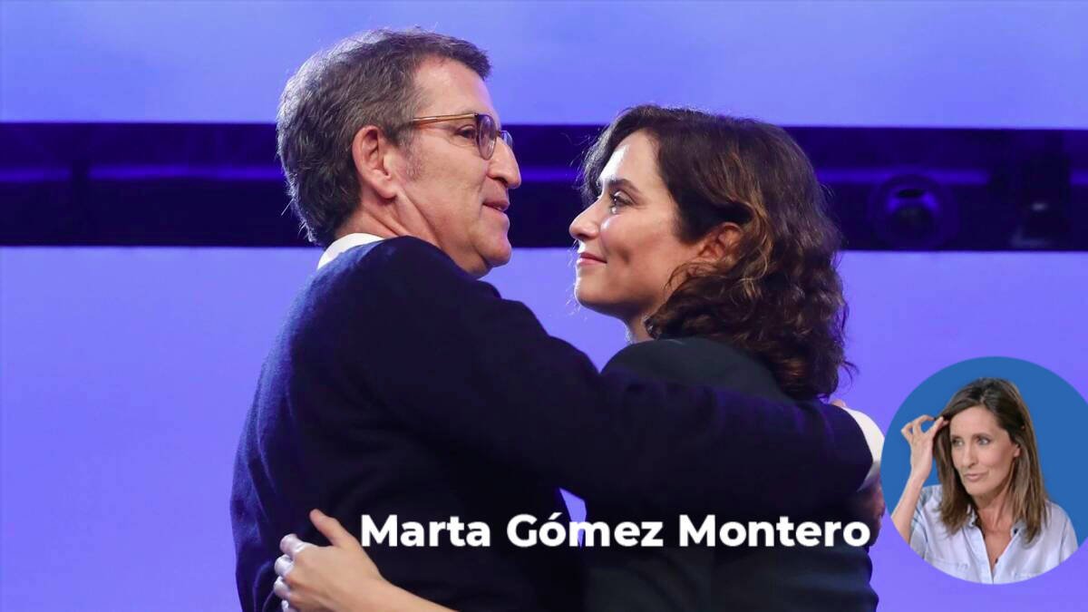 Alberto Núñez Feijóo e Isabel Díaz Ayuso durante uno de los actos del PP.