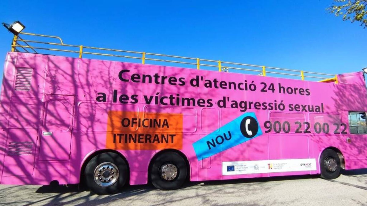 Bus para asistir a víctimas de agresión sexual