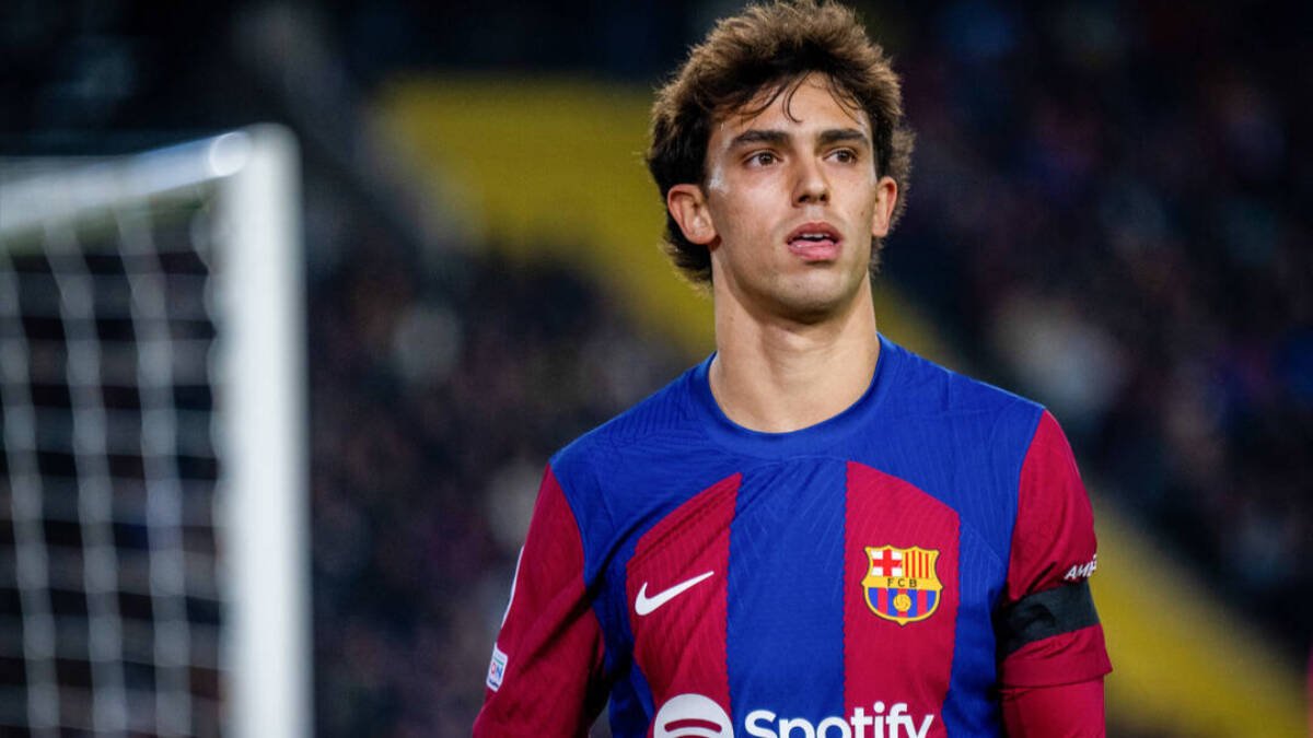 Joao Félix, durante un partido del Barcelona.