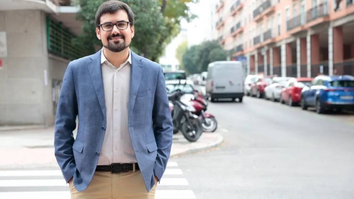 El líder de Izquierda Española, Guillermo del Valle