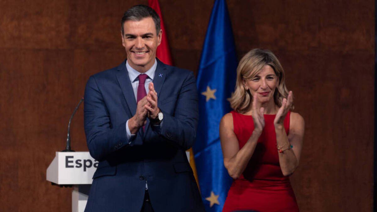 Pedro Sánchez y Yolanda Díaz