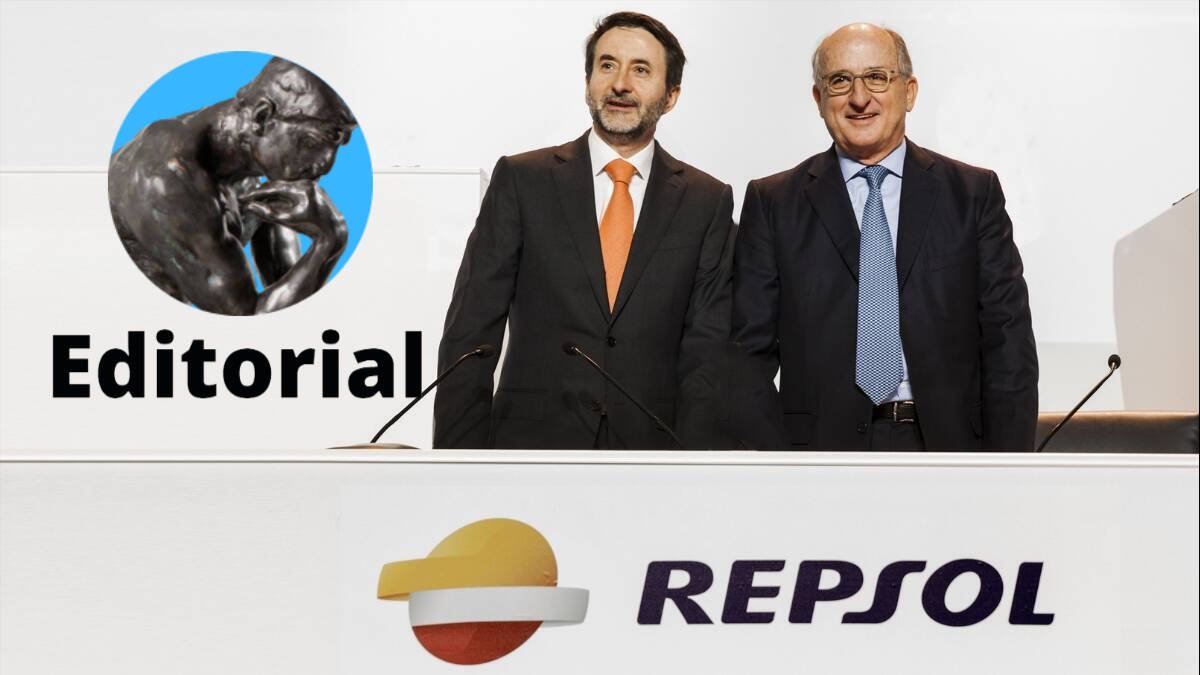 El consejero delegado de Repsol, Josu Jon Imaz, y su presidente, Antonio Brufau.