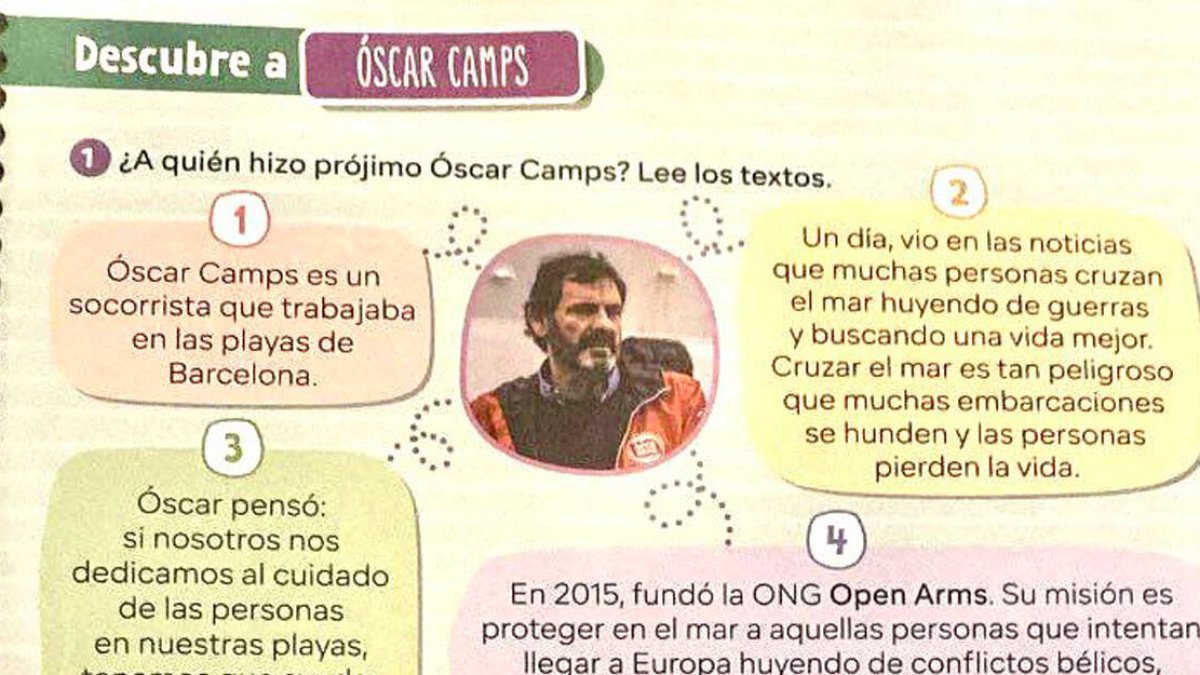 Libro de Religión que denuncia Vox