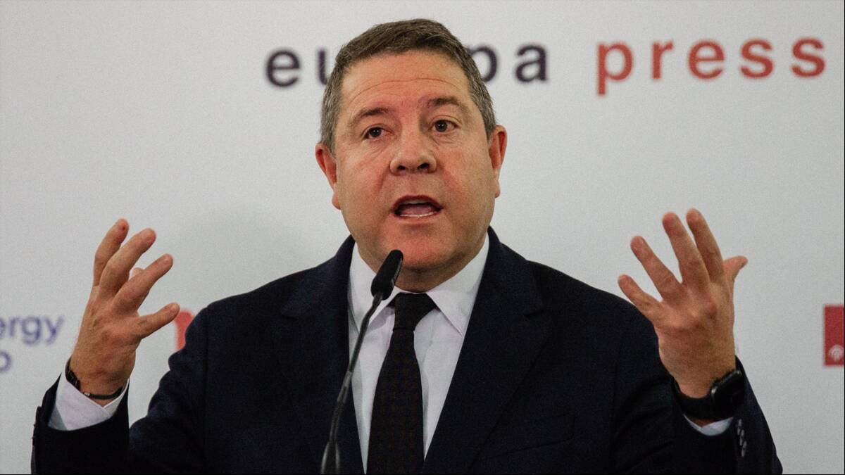El presidente de Castilla La-Mancha, Emiliano García-Page.