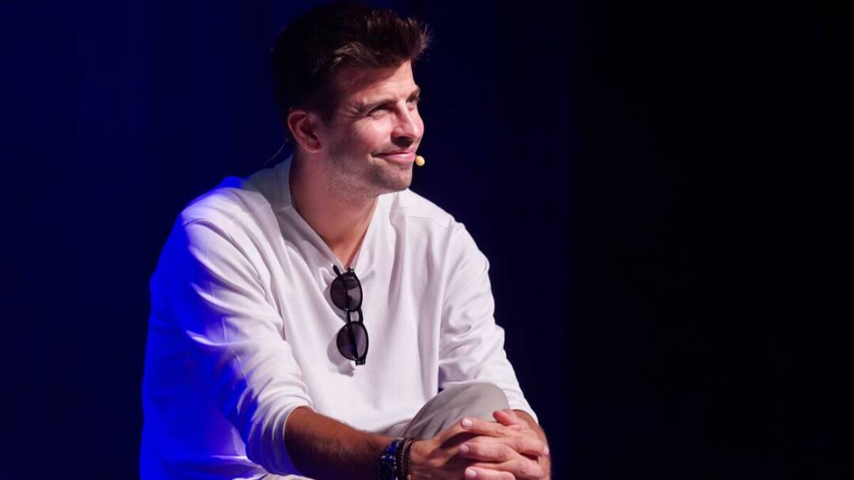 Gerard Piqué, durante un acto.