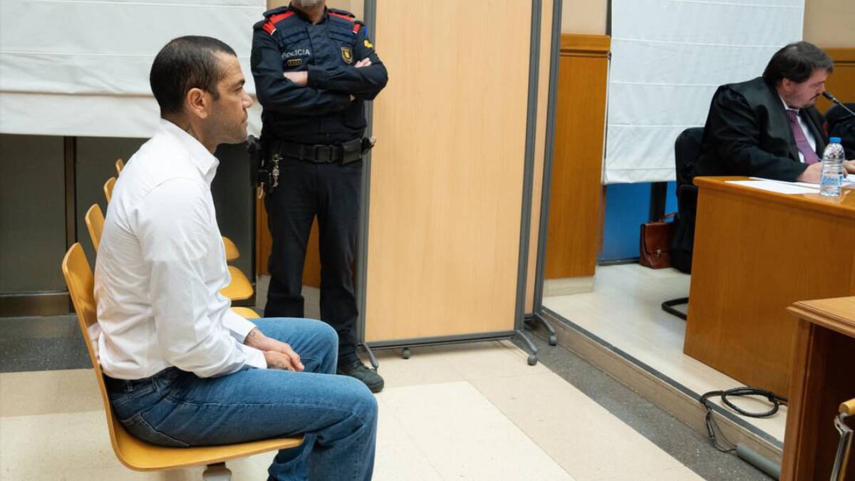 Dani Alves, en una imagen de archivo durante su juicio