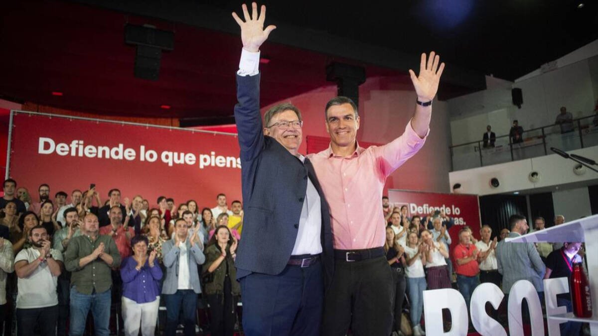Ximo Puig y Pedro Sánchez.