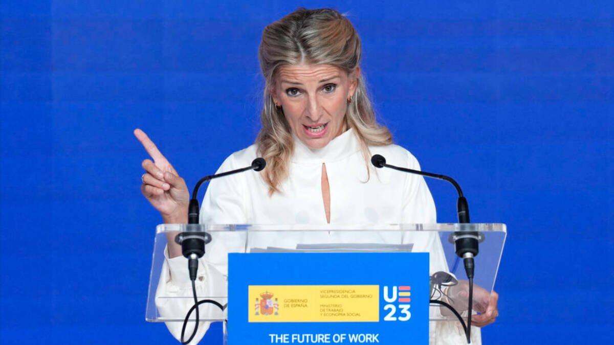 La vicepresidenta segunda y ministra de Trabajos y Asuntos Económicos en funciones, Yolanda Díaz.