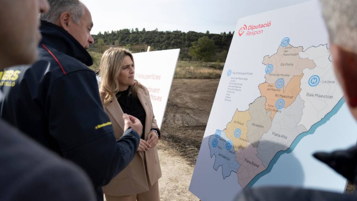 Marta Barrachina durante la presentación del Plan Diputació Respond