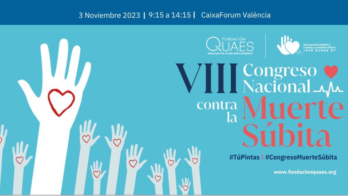Cartel del VIII Congreso Nacional Contra la Muerte Súbita