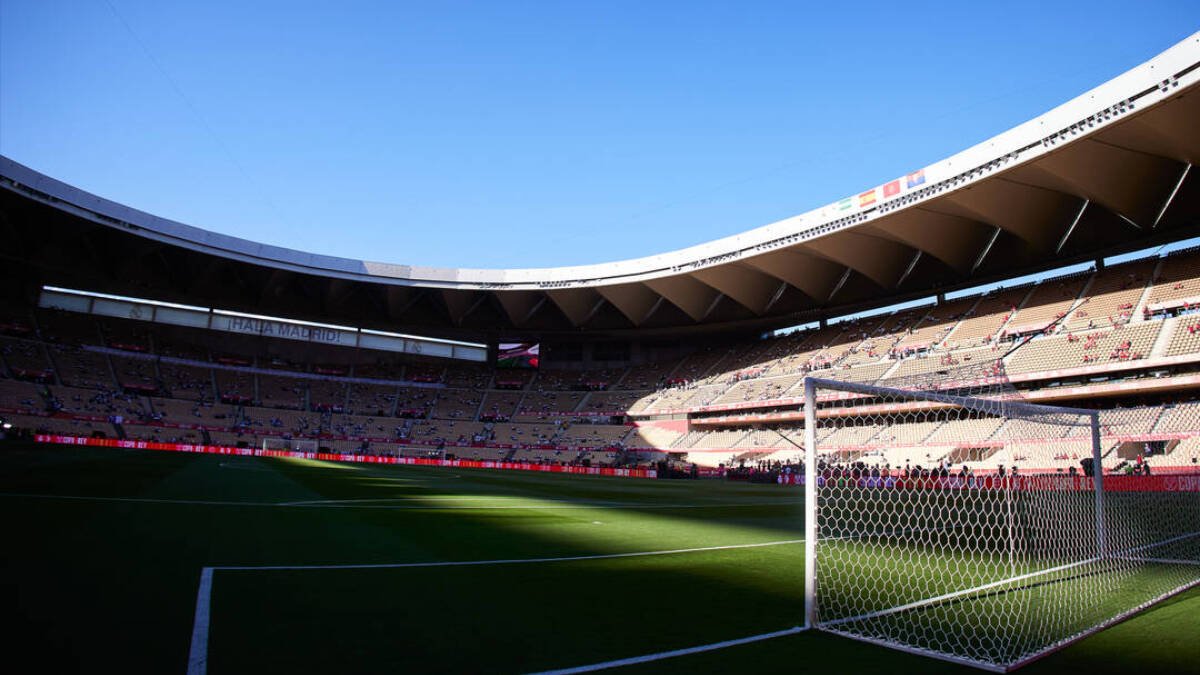 Imagen del interior del estadio de La Cartuja