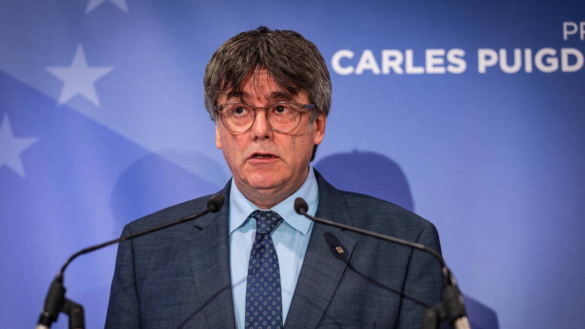 El líder de Junts, en el Parlamento Europeo