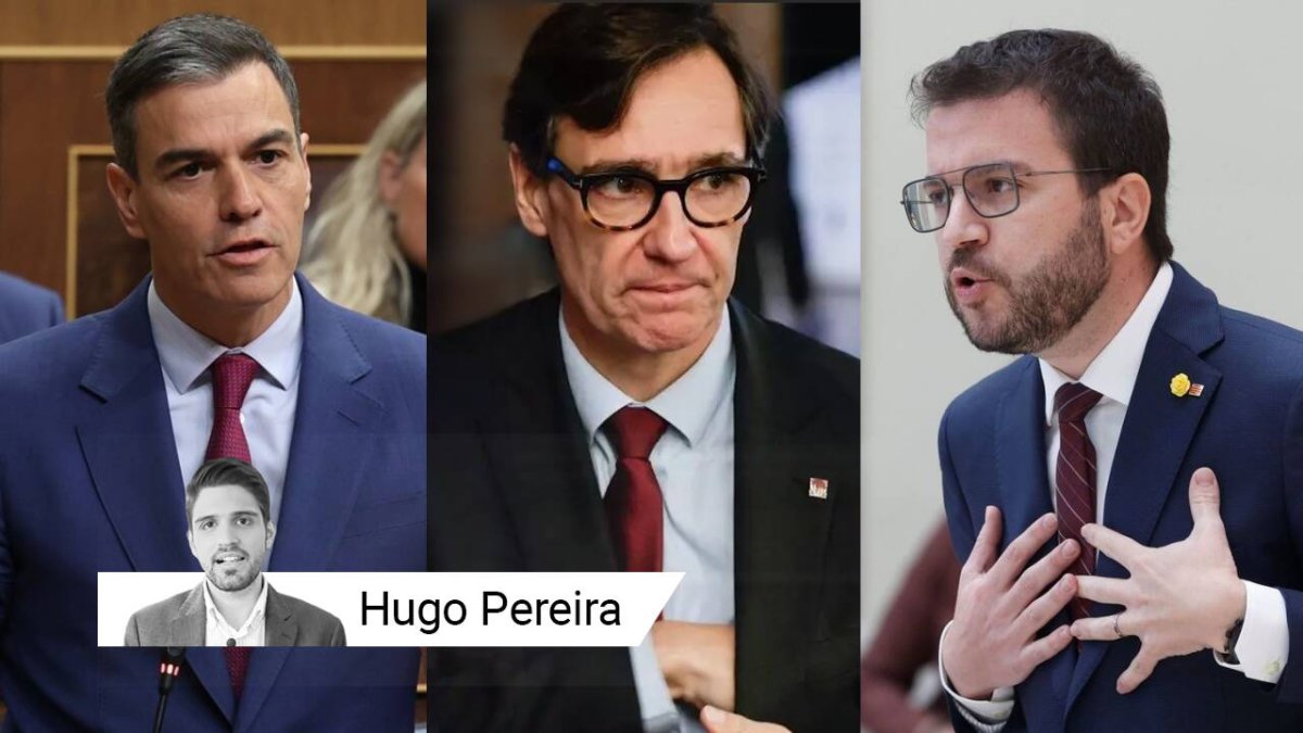 Pedro Sánchez, Salvador Illa y Pere Aragonès