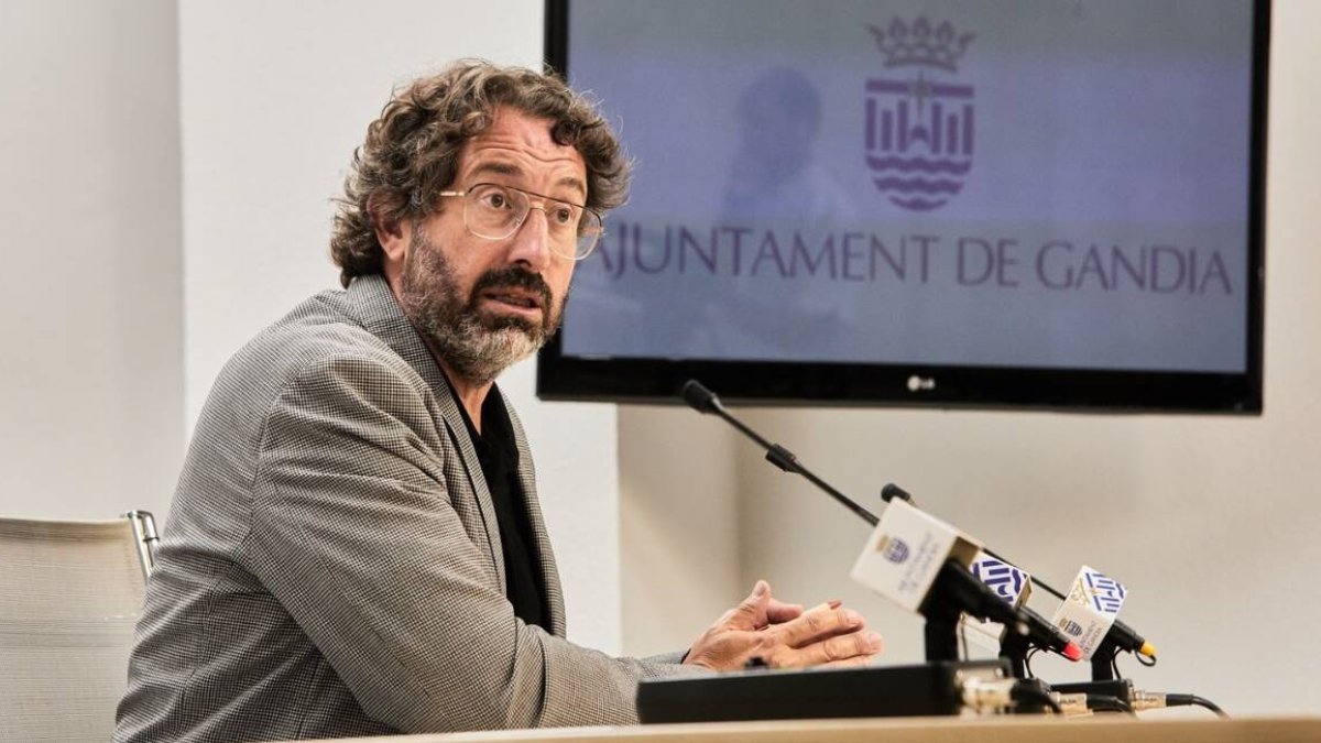 Vicent Mascarell, concejal socialista del Ayuntamiento de Gandia y diputado provincial