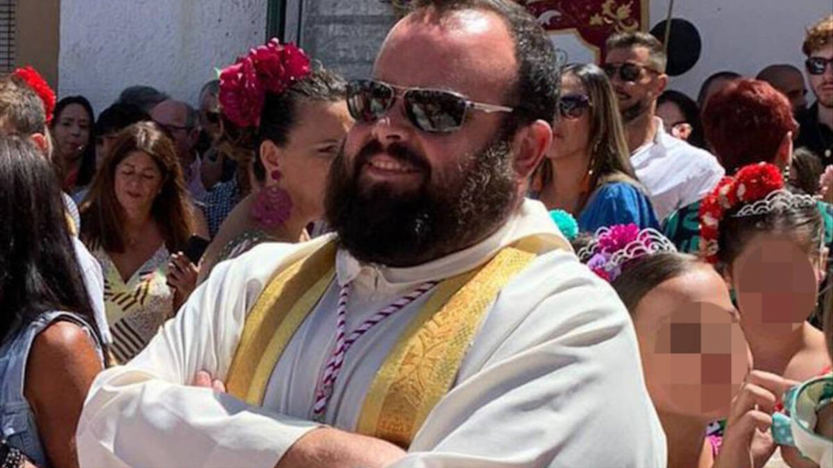 Imagen del cura conocido como padre Fran, que ha sido detenido en Velez-Málaga.