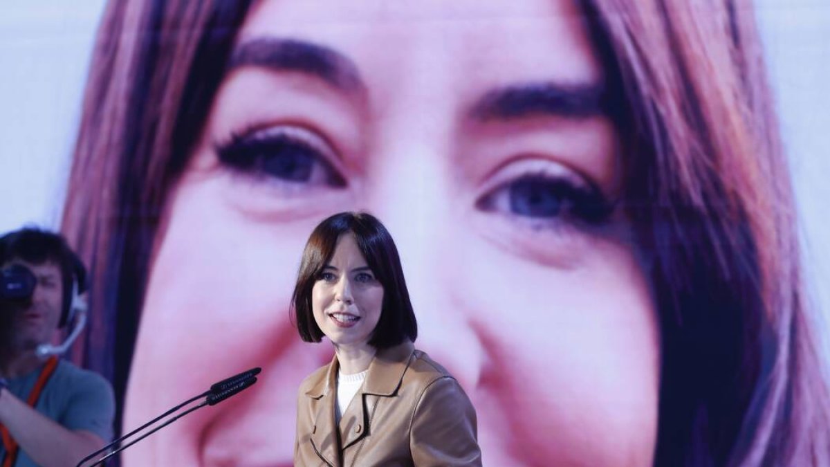 Diana Morant, durante el congreso del PSPV de Benicàssim.