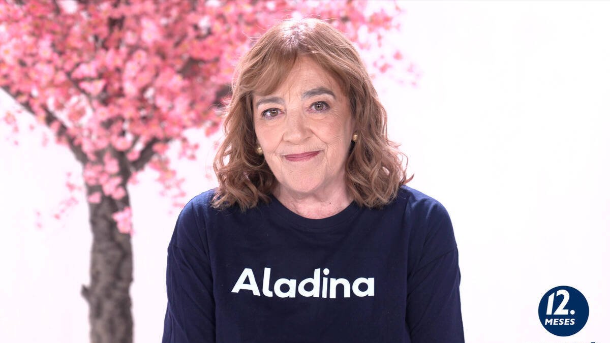 Carmen Maura estará en la nueva campana de 12 Meses junto a Fundación Aladina.