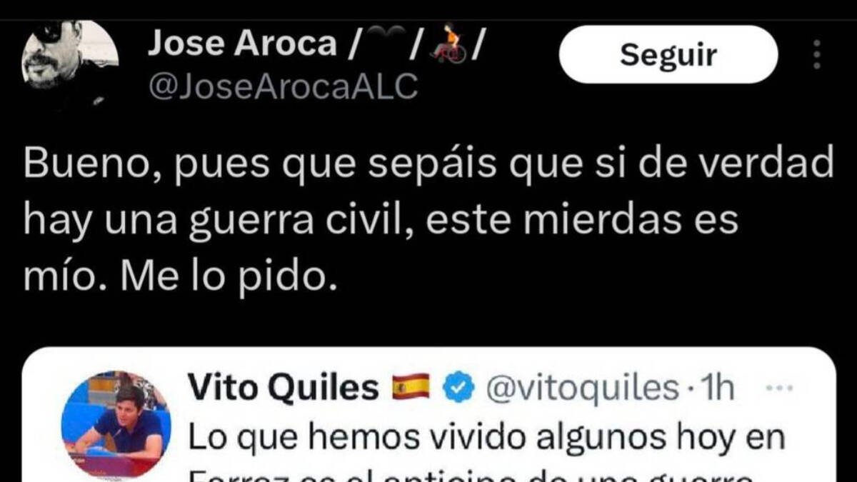 Las amenazas al periodista