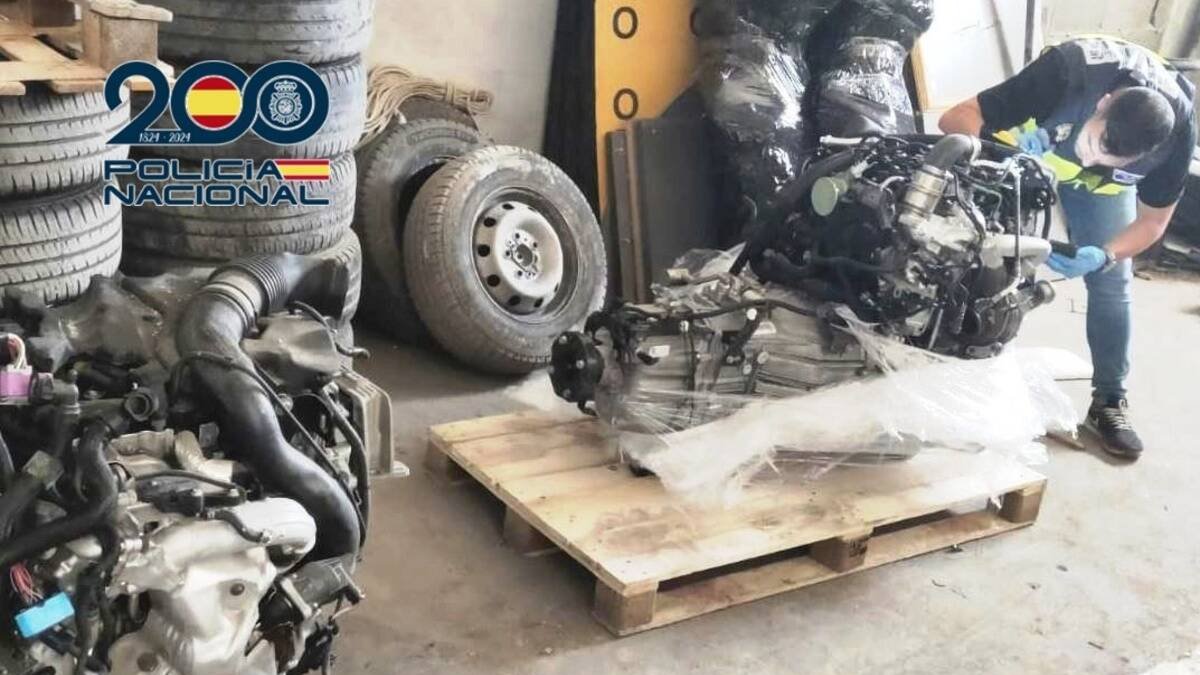 Piezas incautadas por la Policía Nacional