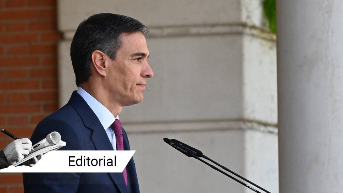 Pedro Sánchez comparece en Moncloa