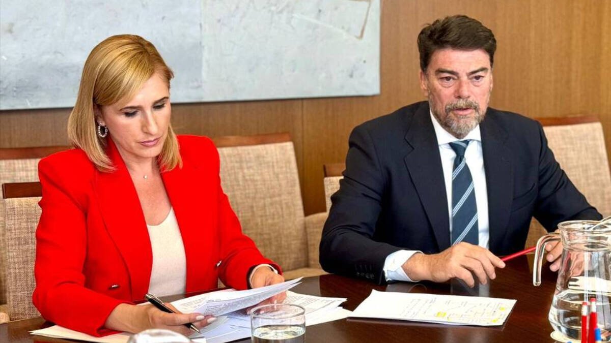 Salomé Pradas y Luis Barcala