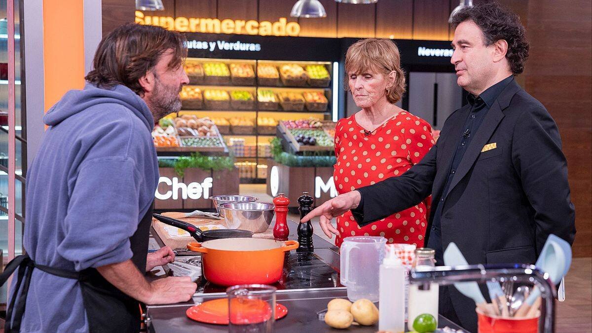 La presentadora de TVE Mercedes Milá aparece en Masterchef.