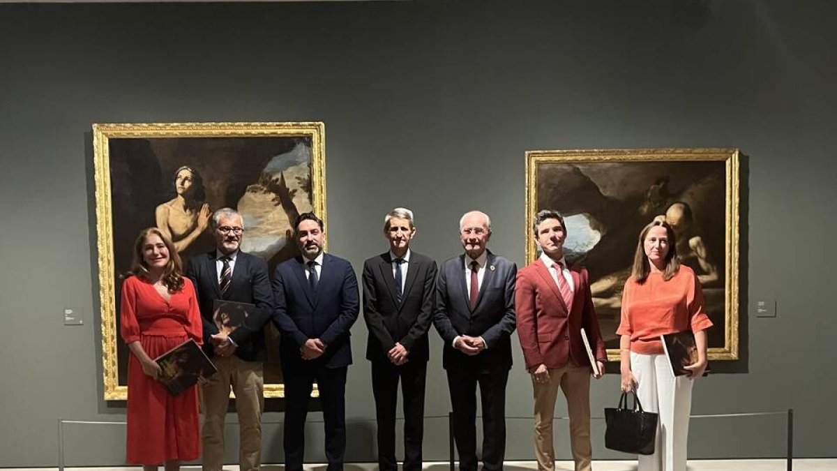 Exposición ‘Fieramente humanos. Retratos de santidad barroca' en el Museo Carmen Thyssen, en Málaga.