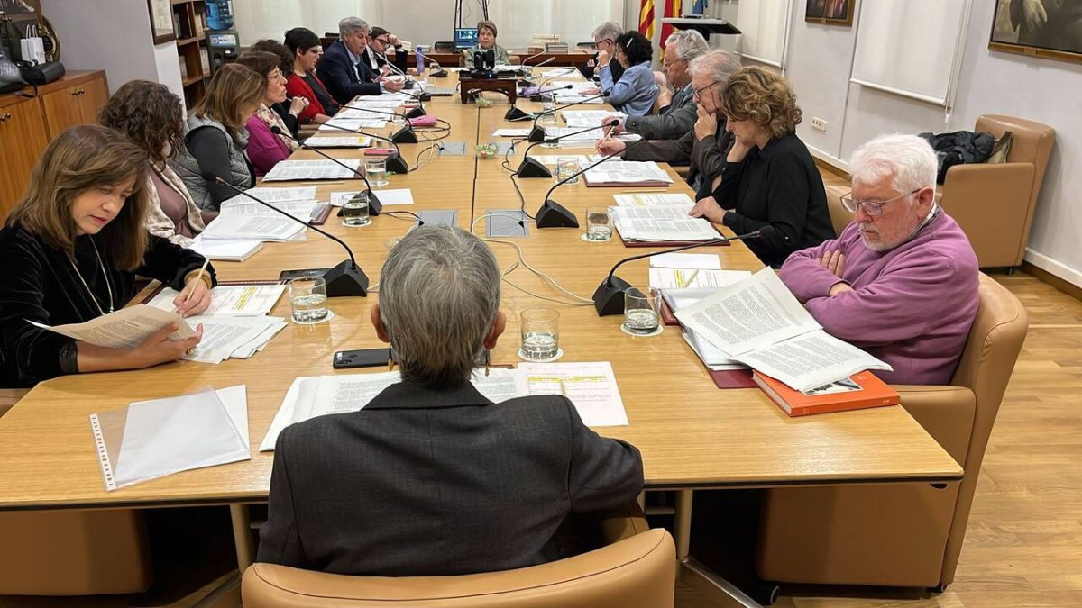 Consejeros del CVC durante un pleno.