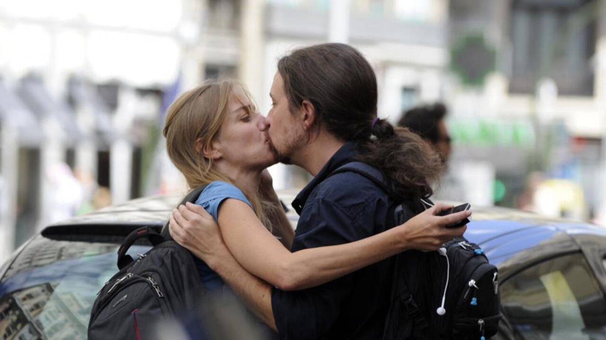 Tania Sánchez y Pablo Iglesias, en una imagen de archivo.