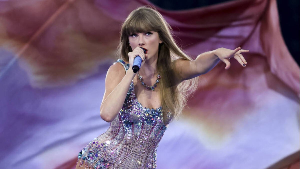 Taylor Swift, a principios de este mes de junio, en su concierto en Chicago.