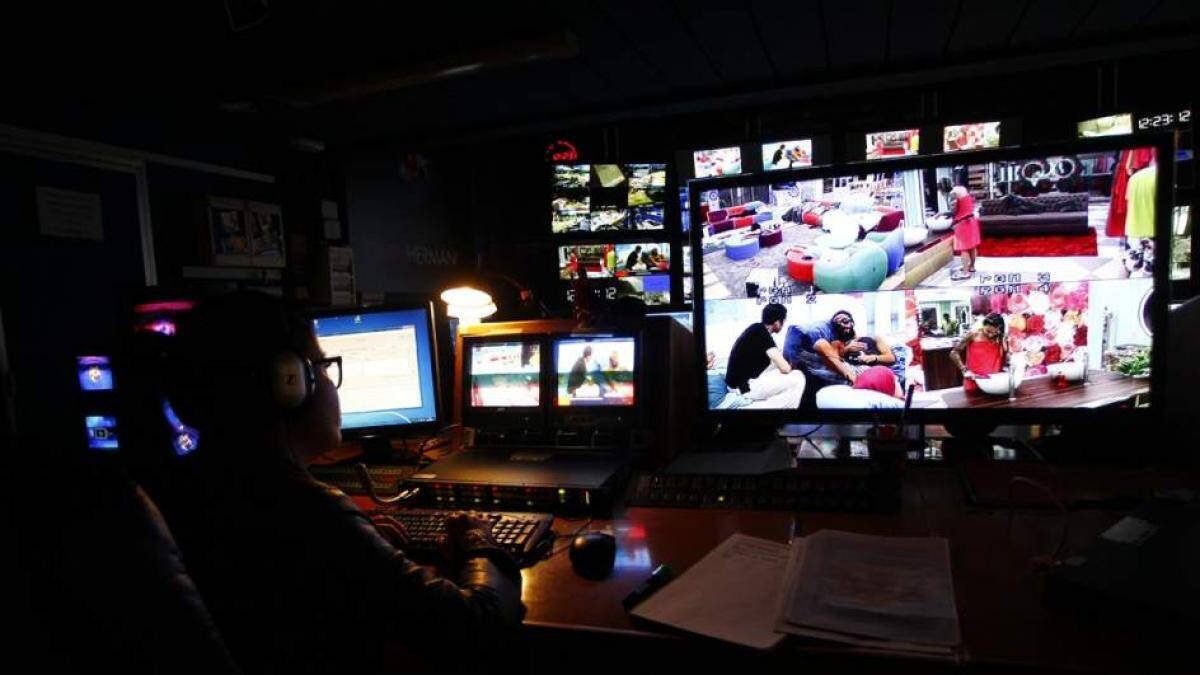 Control de realización de Gran Hermano.