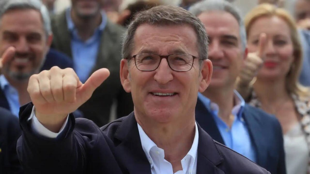 Alberto Núñez Feijóo, líder de la oposición.