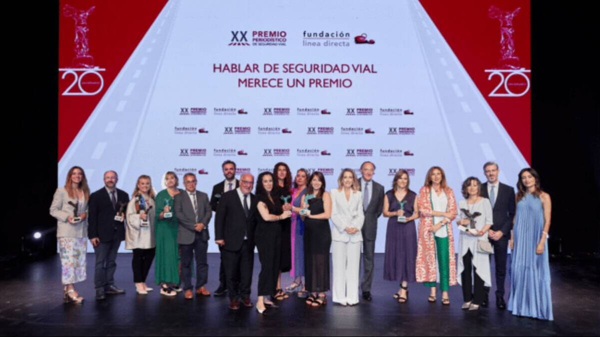 Los galardonados por la Fundación Línea Directa.