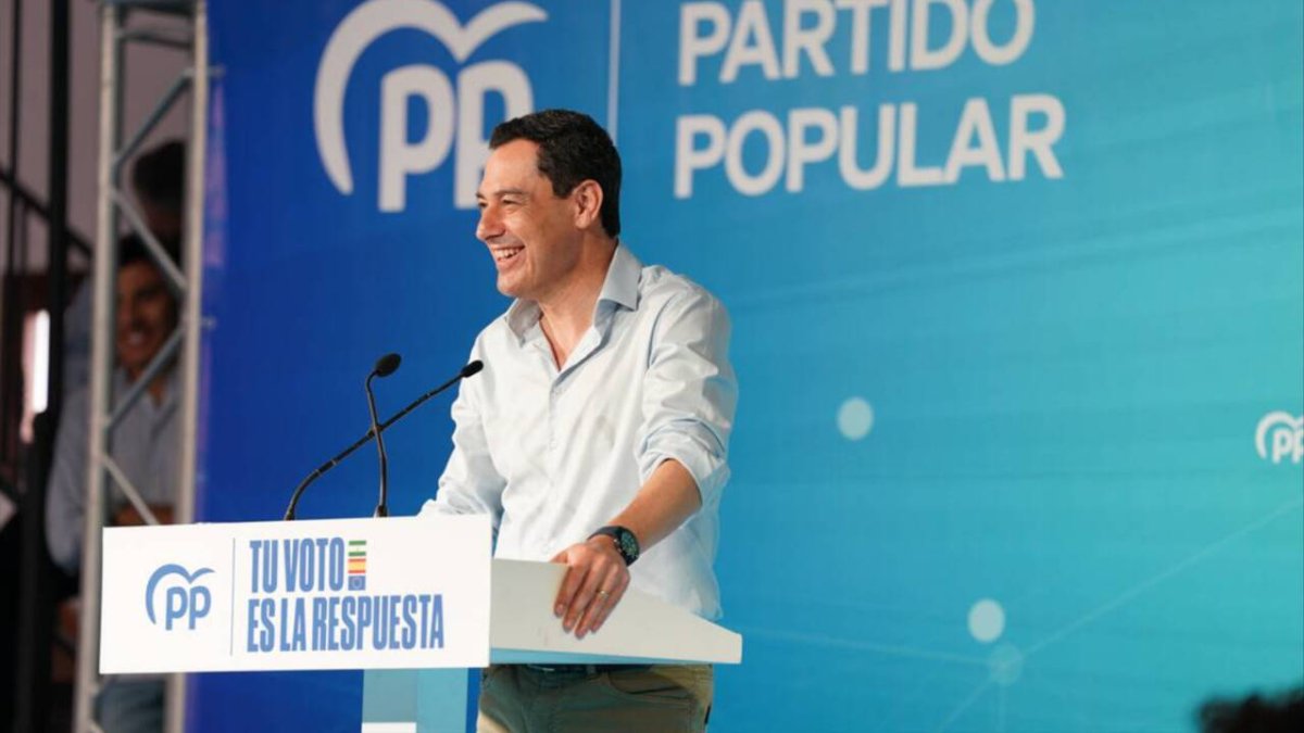 El presidente del PP-A y de la Junta de Andalucía, Juanma Moreno.