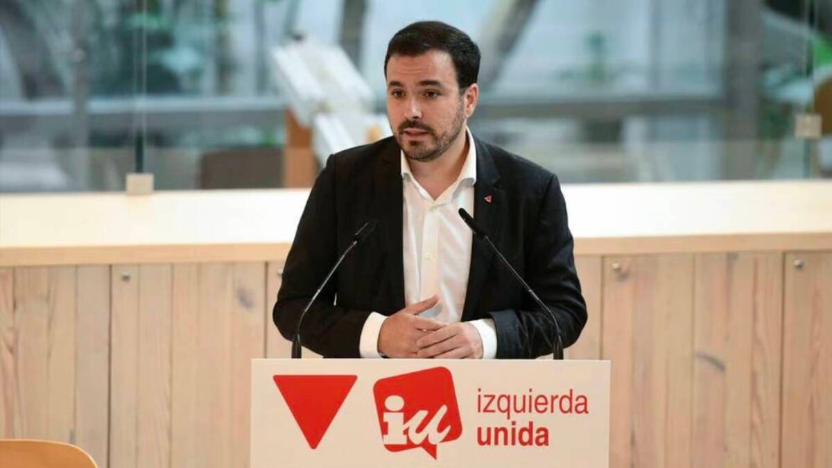 El exlíder de IU, Alberto Garzón.