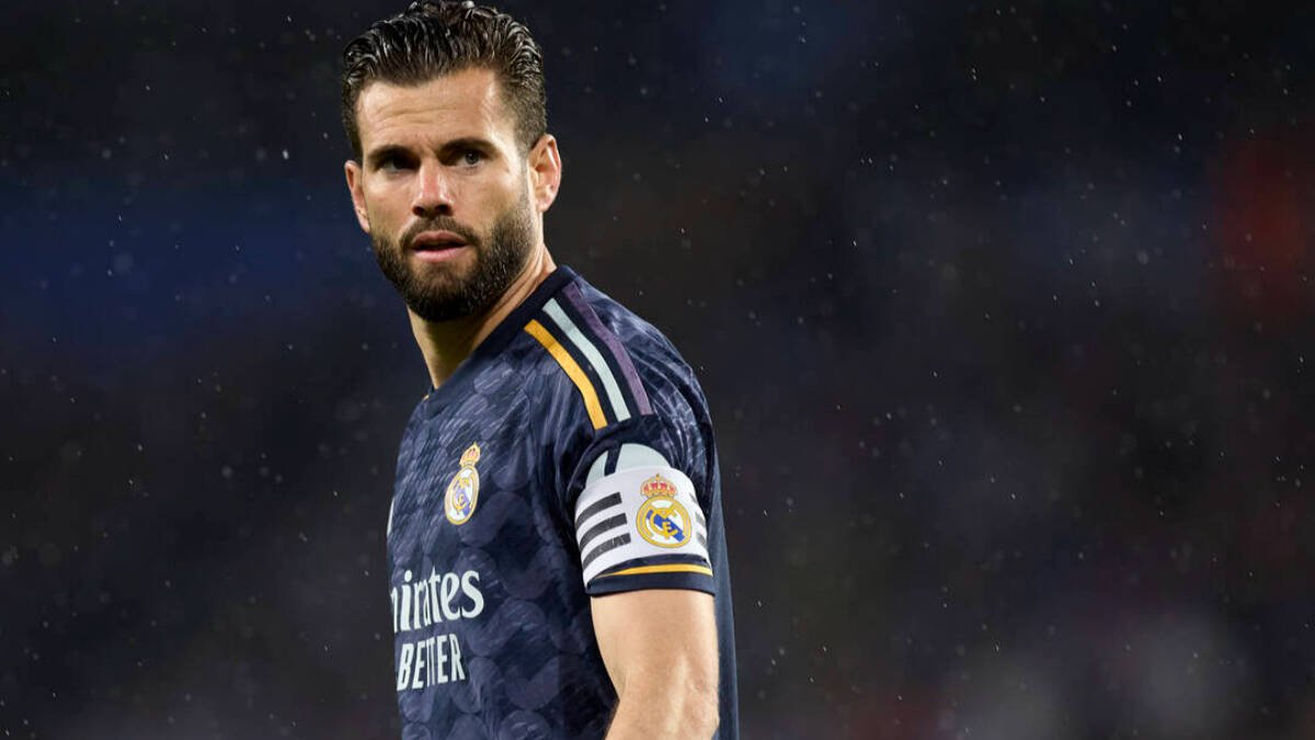 Nacho Fernández, durante un partido con el Real Madrid.