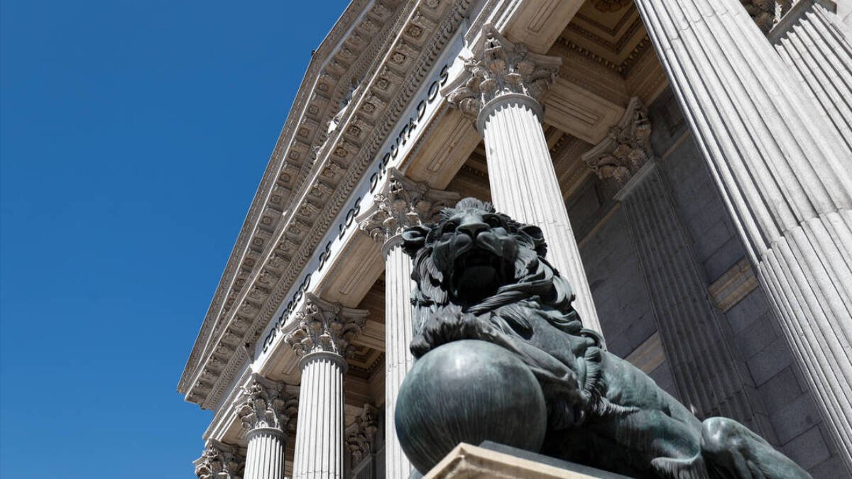 Imagen del exterior del Congreso de los Diputados