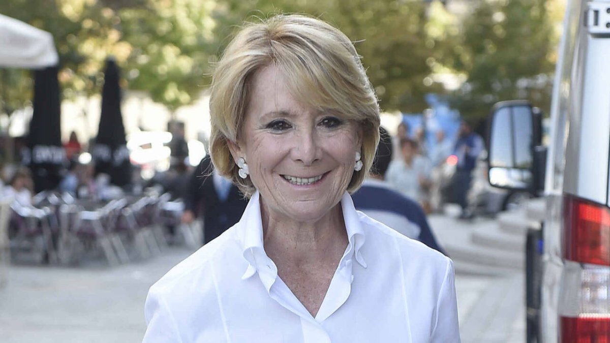 La expresidenta del PP de Madrid, Esperanza Aguirre.