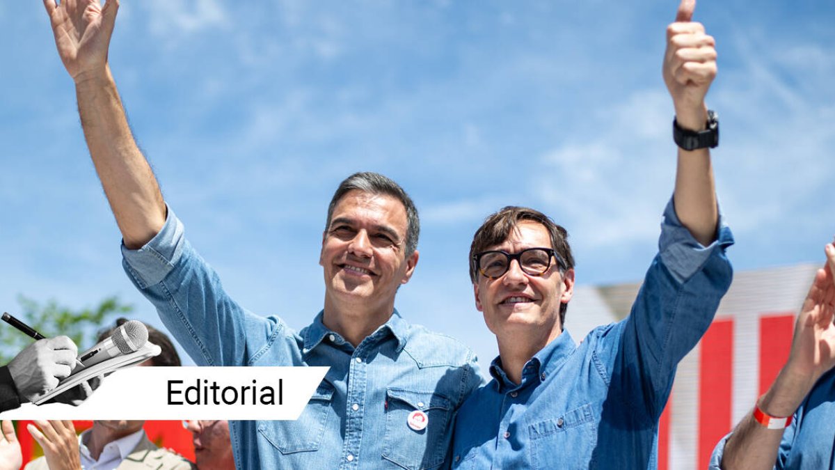 Pedro Sánchez y Salvador Illa