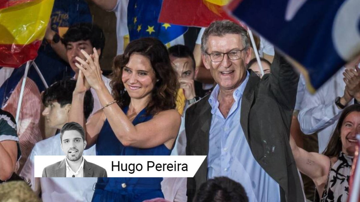 Alberto Núñez Feijóo junto a Isabel Díaz Ayuso