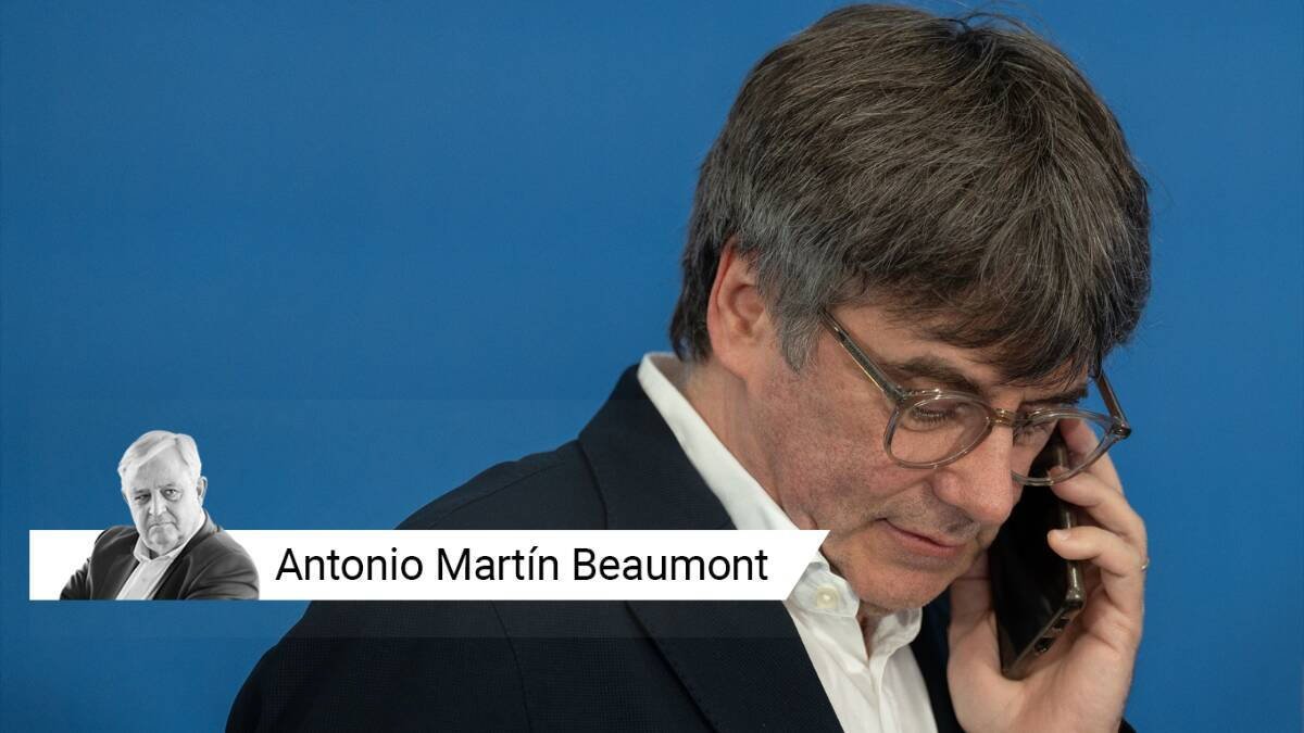 El líder de Junts y candidato a la presidencia de Cataluña, Carles Puigdemont.