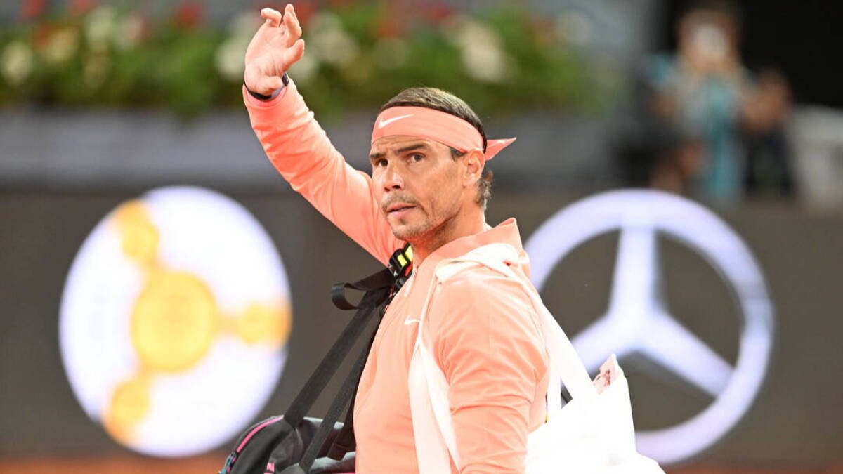 Rafa Nadal, durante un partido.