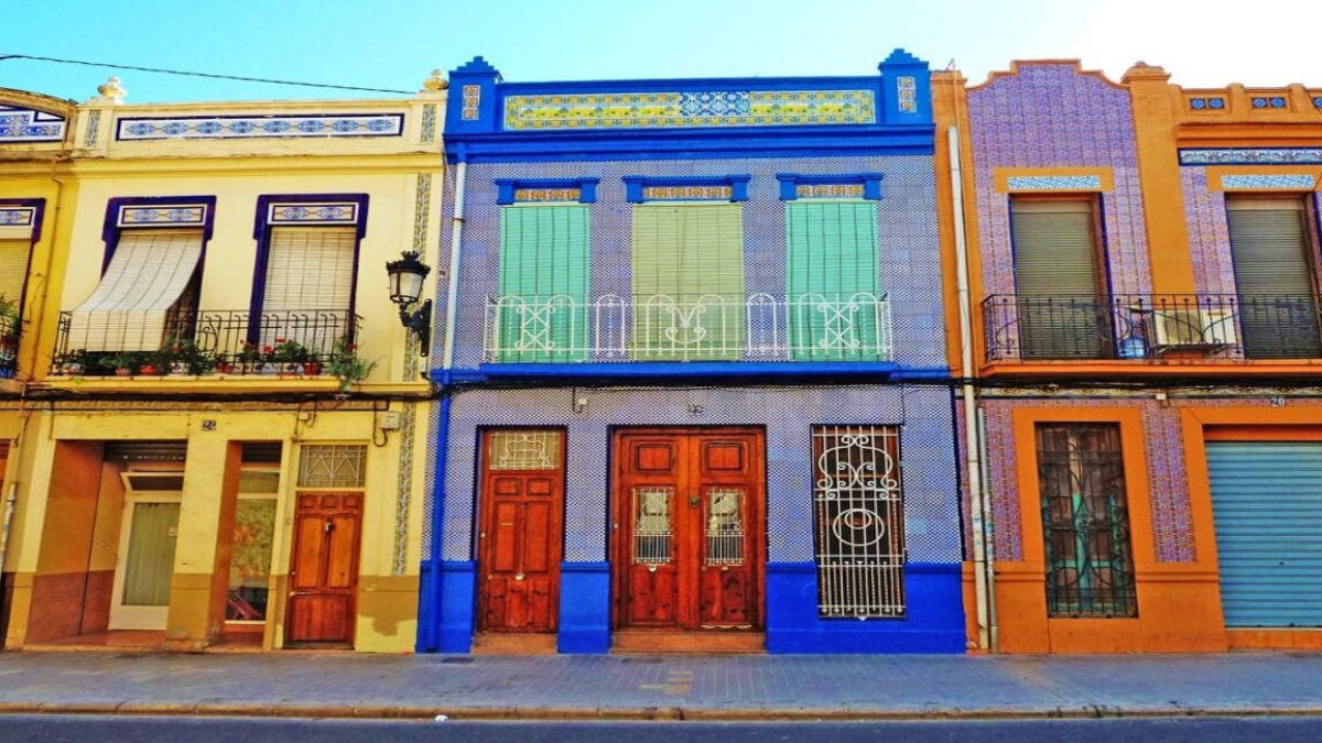 Viviendas del barrio del Cabanyal