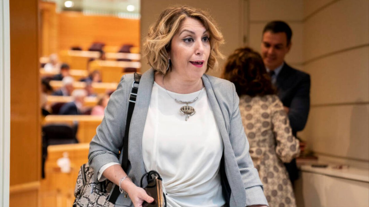 La senadora del PSOE y expresidenta de la Junta, Susana Díaz.